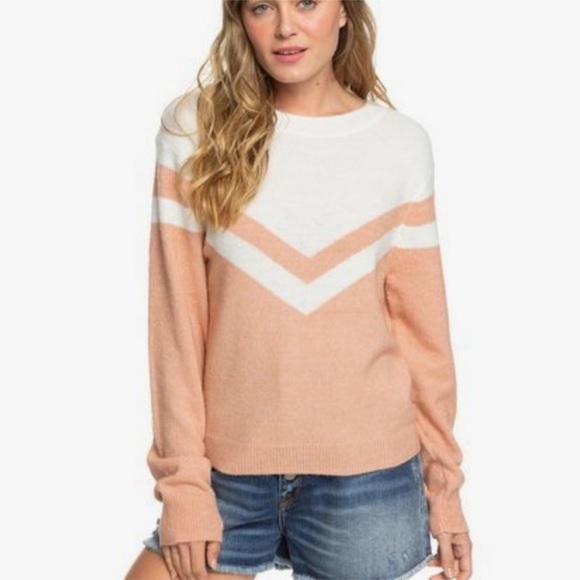 ROXY💜Requiem Mood Colorblock Sweater Small - Picture 4 of 11